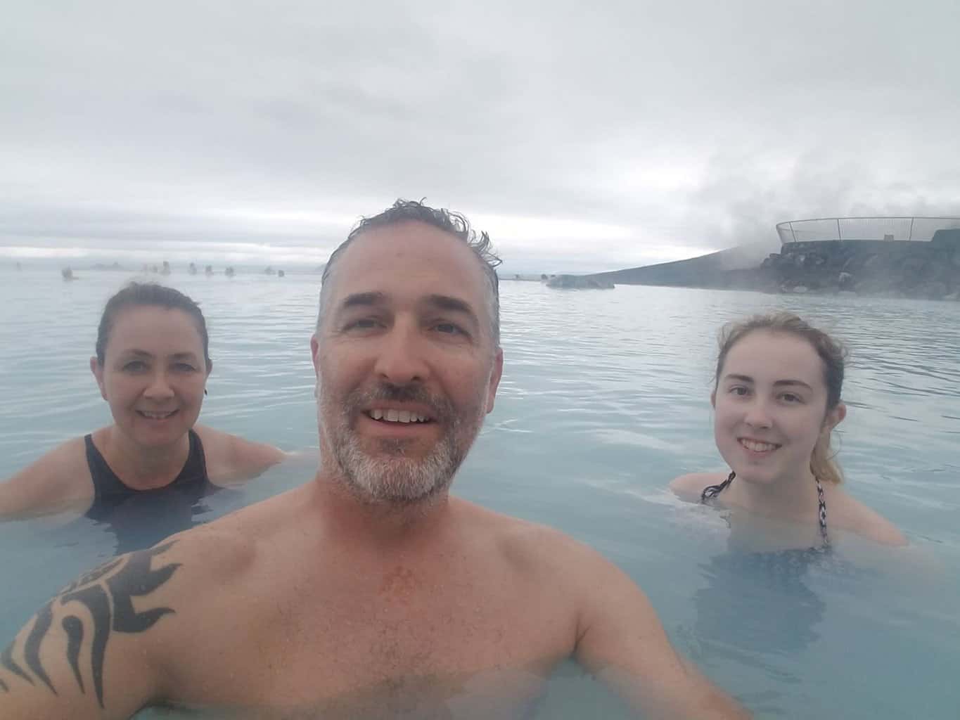 The mineral baths at Myvatn were a great break during the middle of our nine day Iceland trip