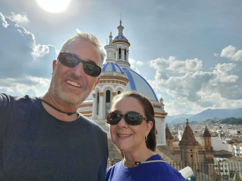 sean and deb go cathedral cuenca ecuador