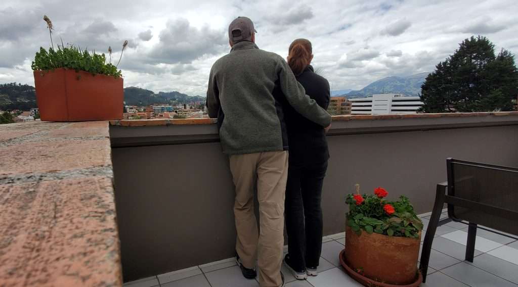 sean and deb go hotel victoria balcony cuenca ecuador