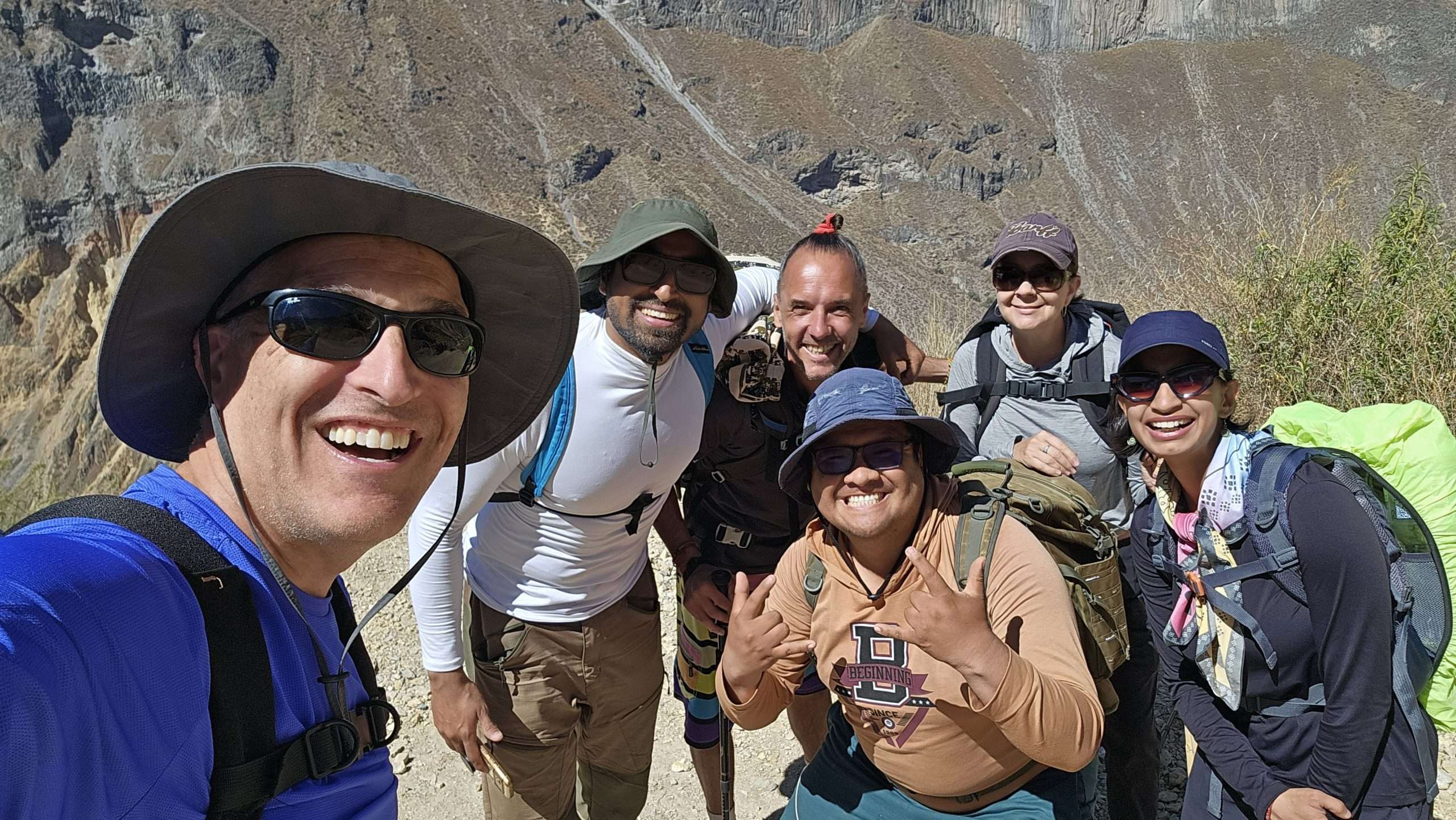 Group photo with our guide